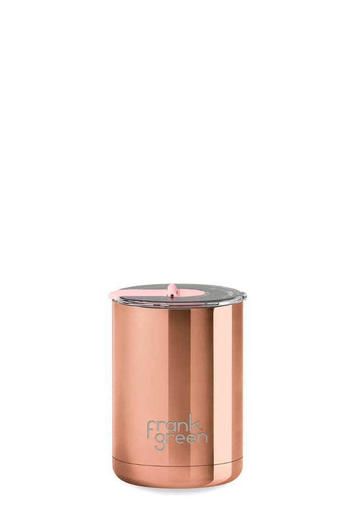 Stainless Steel with Hinged Lid Rose Gold LE 12oz Ceramic Cup