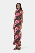 Steph Winter Hibiscus Sleeveless Midi Dress