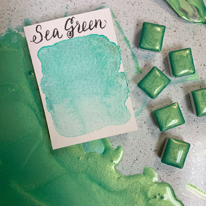 Stoneground Paint Co. Watercolour Half Pans - Pearlescent Colours