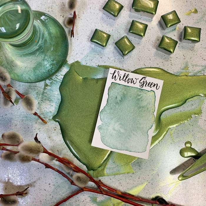 Stoneground Paint Co. Watercolour Half Pans - Pearlescent Colours
