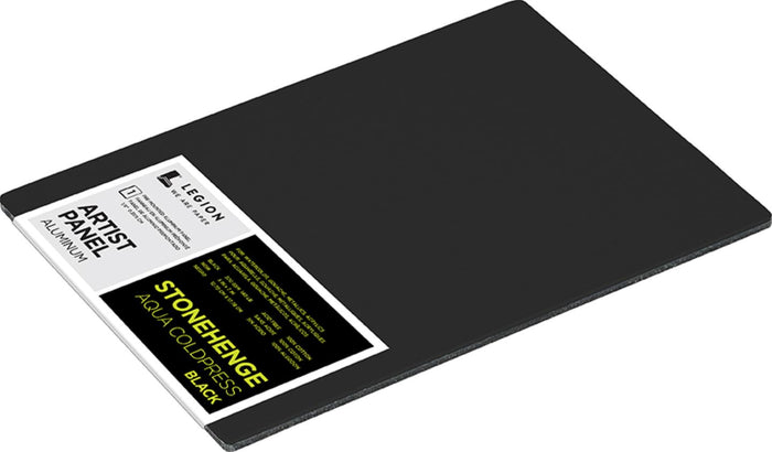 Stonehenge Aqua Black Aluminum Artist Panels 5" x 7"