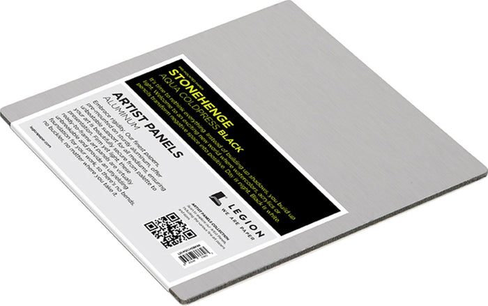 Stonehenge Aqua Black Aluminum Artist Panels 6" x 6"