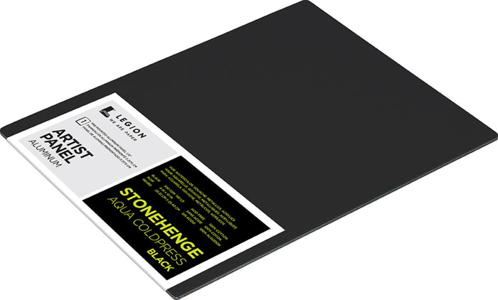 Stonehenge Aqua Black Aluminum Artist Panels 8" x 10"