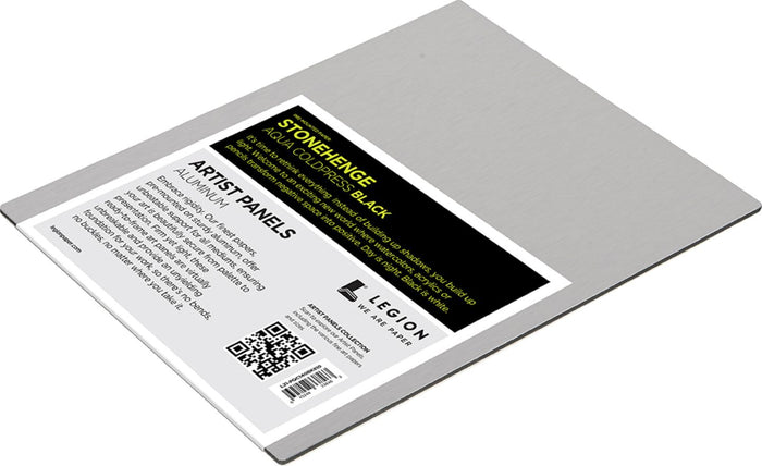 Stonehenge Aqua Black Aluminum Artist Panels 8" x 10"