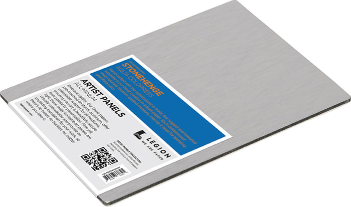 Stonehenge Aqua Cold Press White Aluminum Panel 5" x 7"