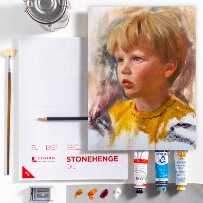 Stonehenge Oil Paper Pad 320gsm/140lb 9" x 12"