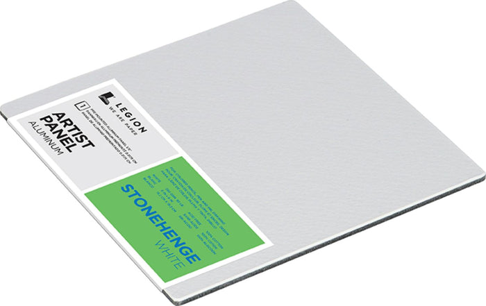 Stonehenge White Aluminum Artist Panels 6" x 6"