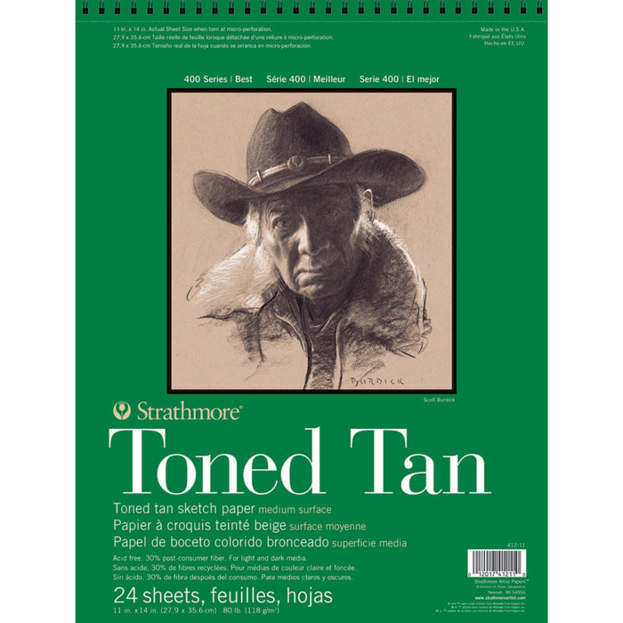 Strathmore 400 Series Sketchbooks - Toned Tan