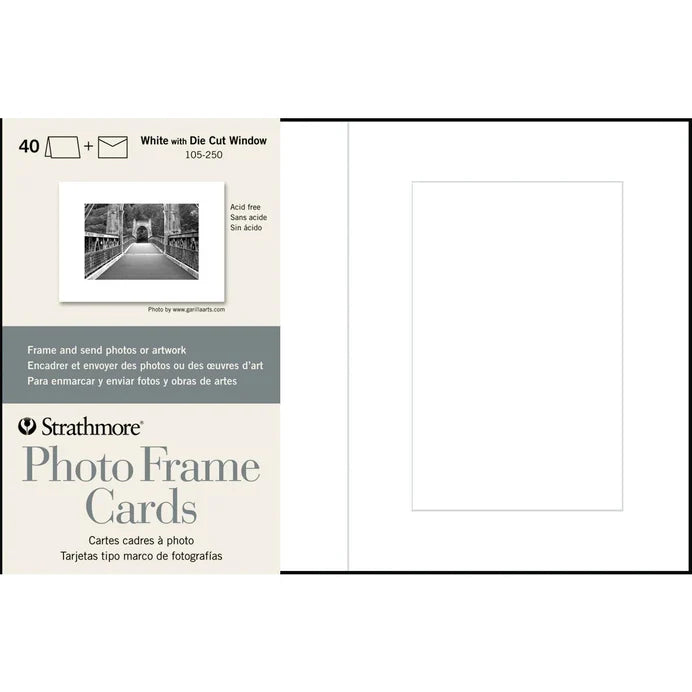 Strathmore Photo Frame Cards - White