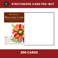 Strathmore Watercolor Cards 5" x 6 7/8" - Case of 200 Cards (Pre-Buy)