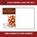 Strathmore Watercolor Cards 5" x 6 7/8" - Case of 400 Cards (Pre-Buy)