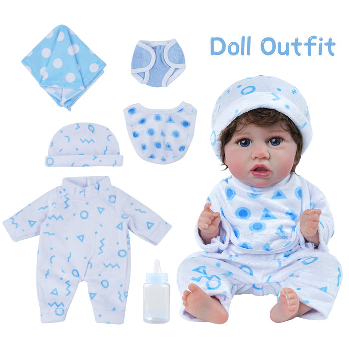 [Suitable for 12'' Dolls] Babeside Reborn Baby Essentials-8pcs Set