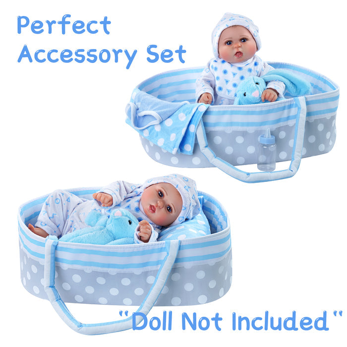 [Suitable for 17-22'' Boy] Babeside Adoption Reborn Baby Essentials-8pcs Gift Set