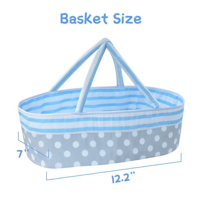 [Suitable for 17-22'' Boy] Babeside Adoption Reborn Baby Essentials-8pcs Gift Set