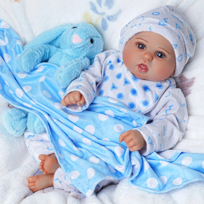 [Suitable for 17-22'' Boy] Babeside Adoption Reborn Baby Essentials-8pcs Gift Set
