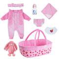 [Suitable for 17-22'' Dolls] Babeside Reborn Baby Essentials-8pcs Set