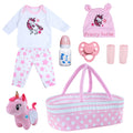 [Suitable for 17-22'' Dolls] Babeside Reborn Baby Essentials-8pcs Set