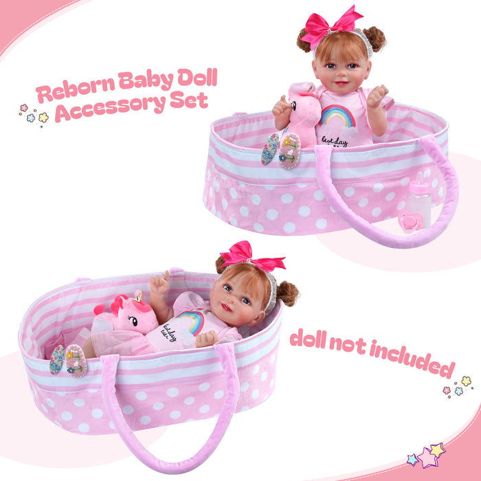 [Suitable for 17-22'' Dolls] Babeside Reborn Baby Essentials-8pcs Set