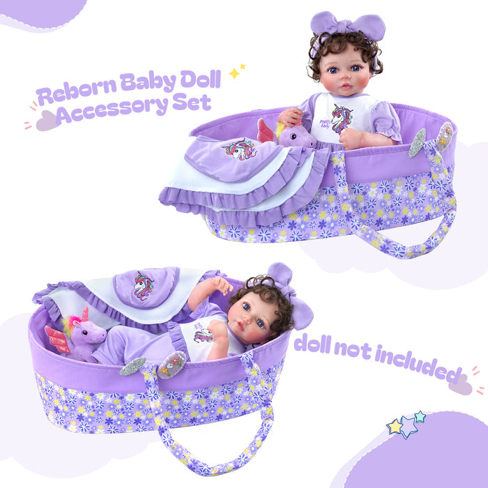 [Suitable for 17-22'' Dolls] Babeside Reborn Baby Essentials-8pcs Set