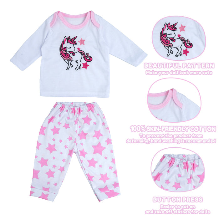 [Suitable for 17-22'' Dolls] Babeside Reborn Baby Essentials-8pcs Set