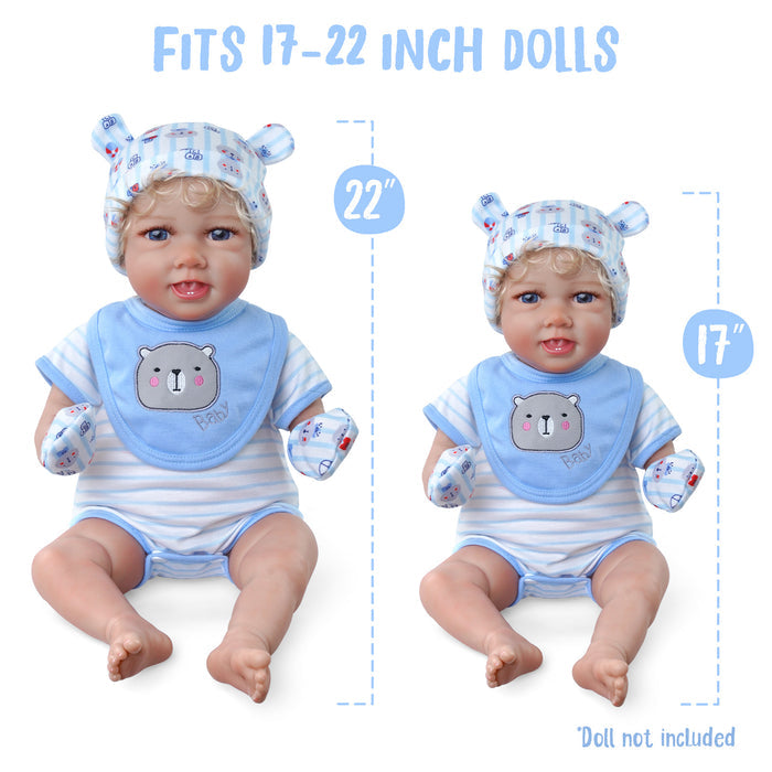 [Suitable for 17-22'' Dolls] Babeside Reborn Baby Essentials-9pcs Set