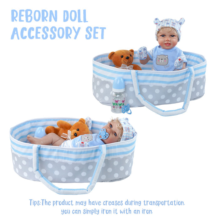 [Suitable for 17-22'' Dolls] Babeside Reborn Baby Essentials-9pcs Set