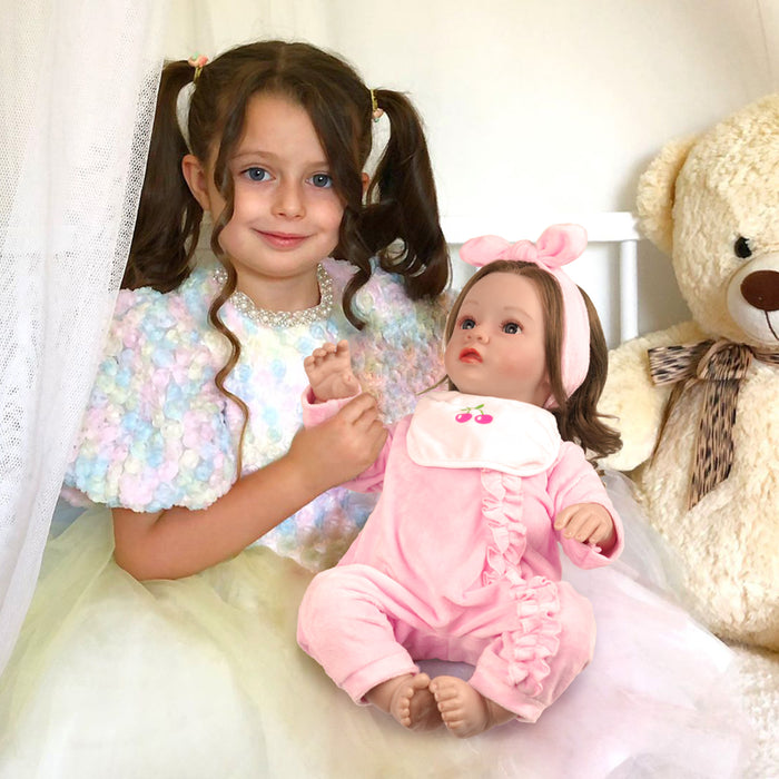 [Suitable for 17-22'' Girl] Babeside Adoption Reborn Baby Essentials-8pcs Gift Set