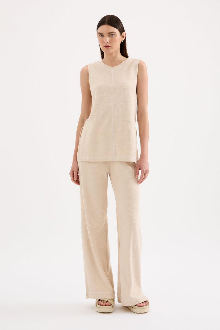 Sutton Cream Cotton Pant