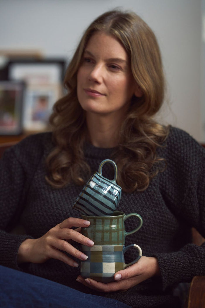 Tapestry Jude Blue Stripe Mug