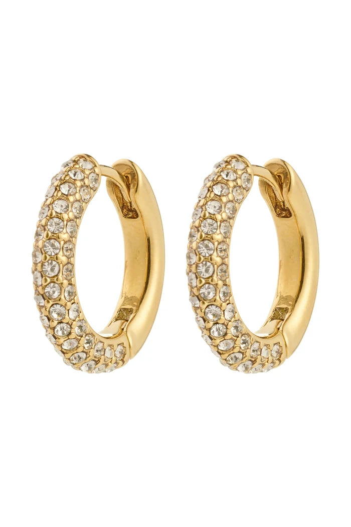 Tatum Recycled Gold Crystal Earrings