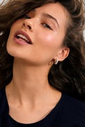 Tatum Recycled Silver Crystal Earrings