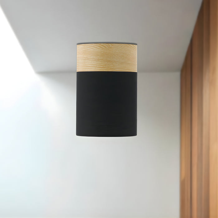 Lifestyle Telbix Akira Batten Fix Ceiling Light Black Oak  AKIRABF-BKOAK - The Blue Space