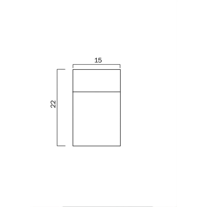 Line Drawing Telbix Akira Batten Fix Ceiling Light Black Oak  AKIRABF-BKOAK - The Blue Space