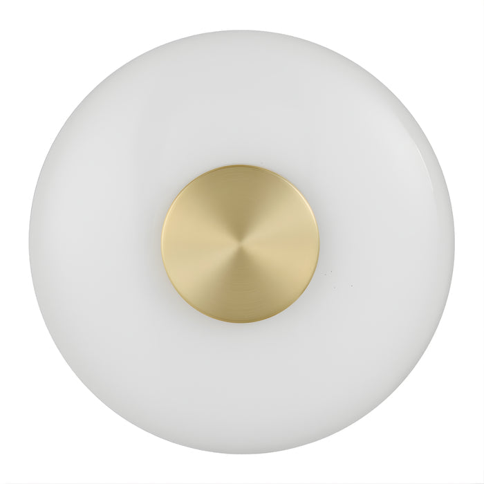 Off Telbix Amity Wall Light Opal AMITYWB25-BRSOP - The Blue Space