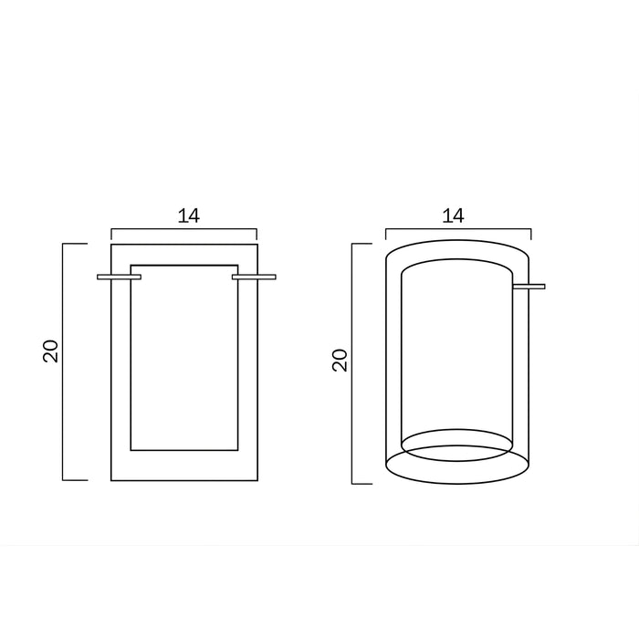 Line Drawing Telbix Envoy Batten Fix Ceiling Light Opal  ENVOYBF-OM - The Blue Space