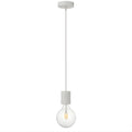 Telbix Lang Cord Set Pendant Light White  LANGCS-WH - The Blue Space