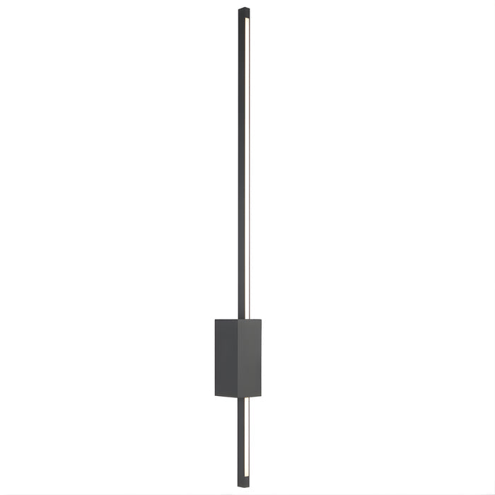 Side View Telbix Madras 90cm Wall Light Black MADRASWB90-BK - The Blue Space