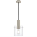Telbix Mika 18cm Pendant Light Grey  MIKAPE18-GY - The Blue Space