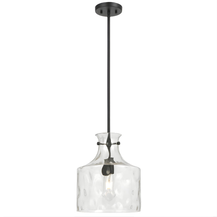 Telbix Perron 1 Pendant light Black  PERRONPE1-BK - The Blue Space