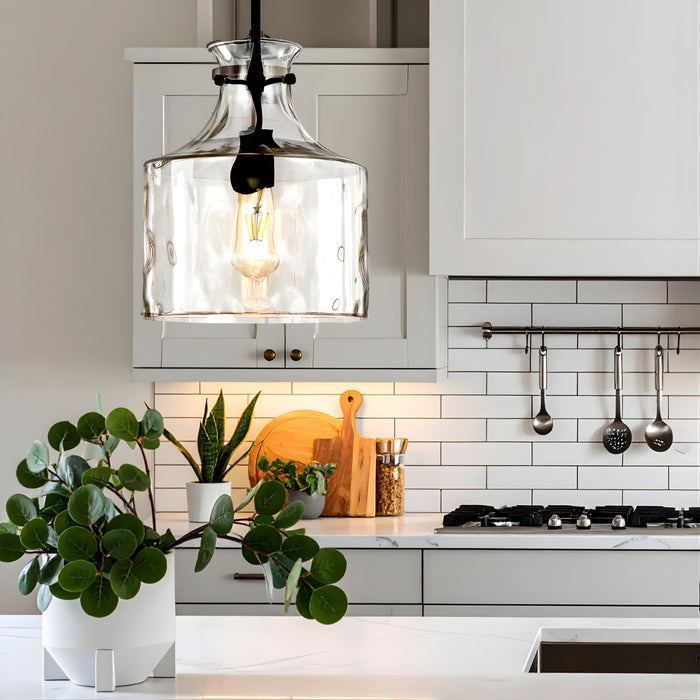 Lifestyle Telbix Perron 1 Pendant light Black  PERRONPE1-BK - The Blue Space
