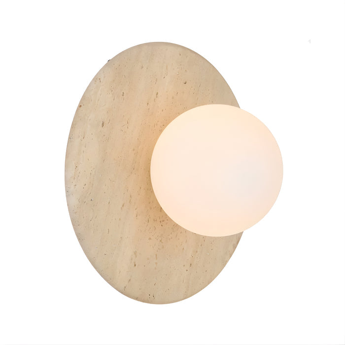 Telbix Varon Wall Light Matte Opal  VARONWB-BEOM - The Blue Space