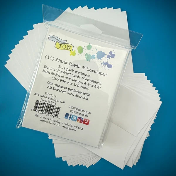 The Crafter's Workshop A2 Card and Envelope Pack of 10