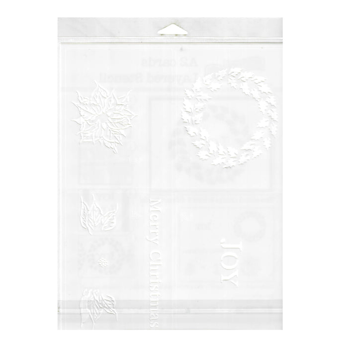 The Crafter's Workshop Stencil 8.5" x 11" - Layered Holly Joy