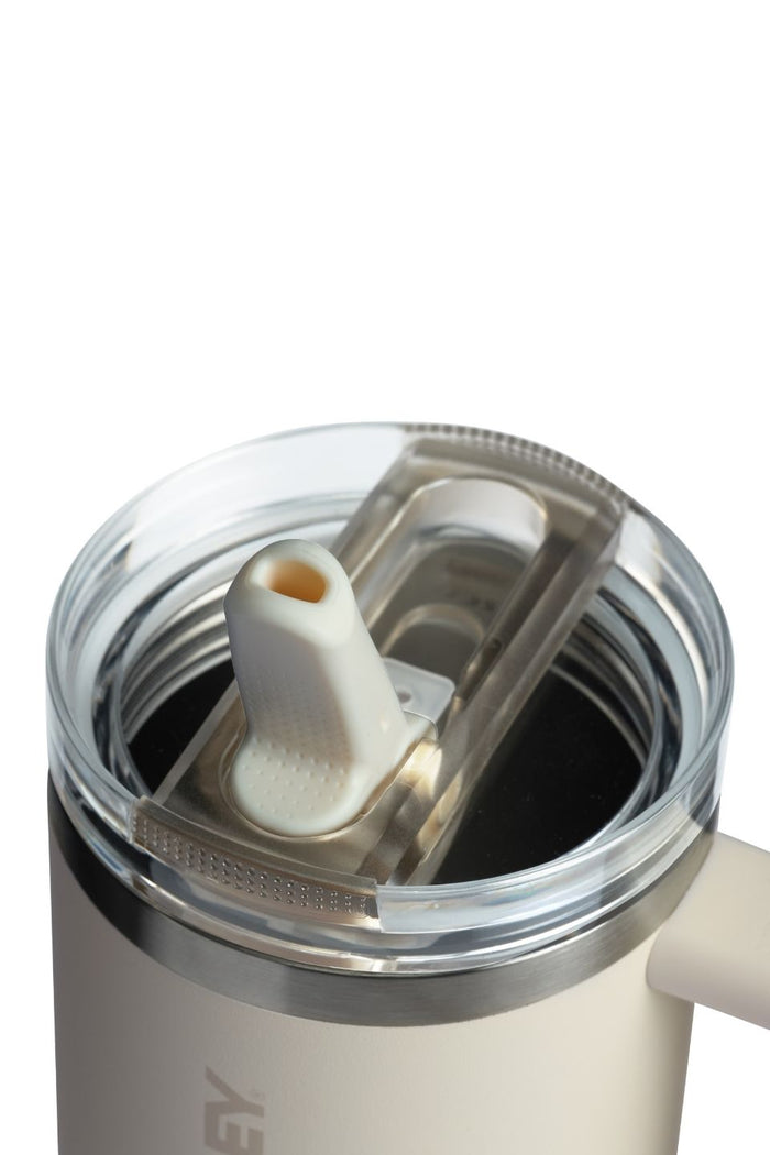 The Quencher Cream ProTour Flip Straw 30oz Tumbler