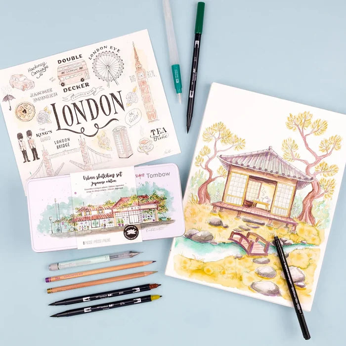 Tombow Urban Sketching Japanese Edition Set of 8