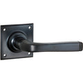 Tradco Menton Lever Square Rose Antique Copper Sdg 0683 - The Blue Space