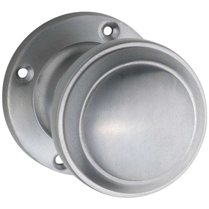 Tradco Milton Knob Round Rose Satin Chrome Sdg 0739 - The Blue Space