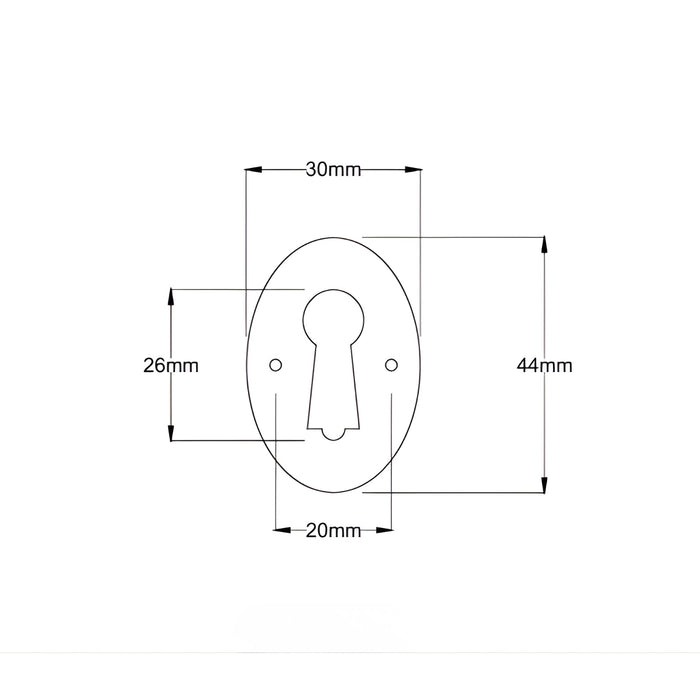 Keyhole TradCo Rim Lock and Milled Edge Knob Passage Set Matte Black Polished Brass 0928-2002SET - The Blue Space