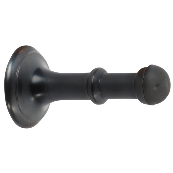 Tradco Small Concealed Fix Door Stop Antique Copper 1524 - The Blue Space