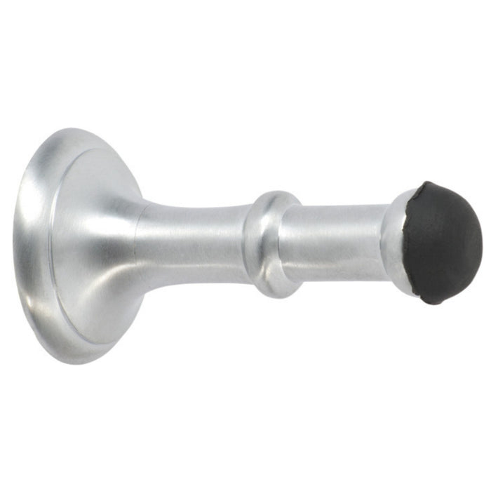 Tradco Small Concealed Fix Door Stop Satin Chrome 1527 - The Blue Space